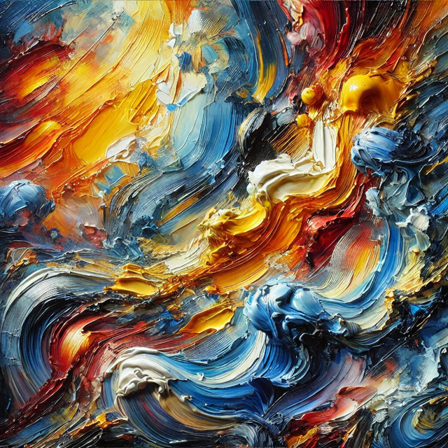 Ölfarbe oder Acrylfarbe